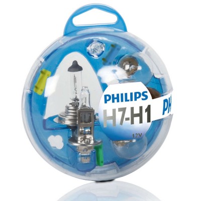 Набор галогеновых ламп Philips H1 Essential Box 55720EBKM